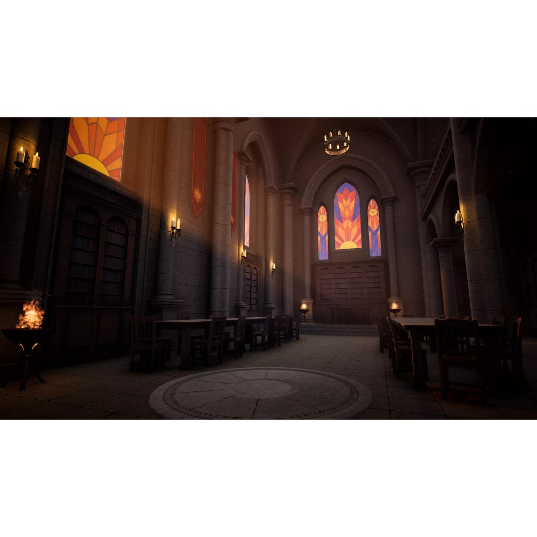 Modular Monastery 3D Model – Low Poly Game Asset, FBX & Unreal Ready - View 15