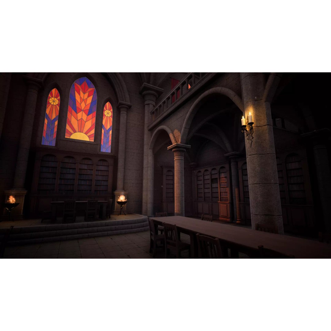 Modular Monastery 3D Model – Low Poly Game Asset, FBX & Unreal Ready - View 17