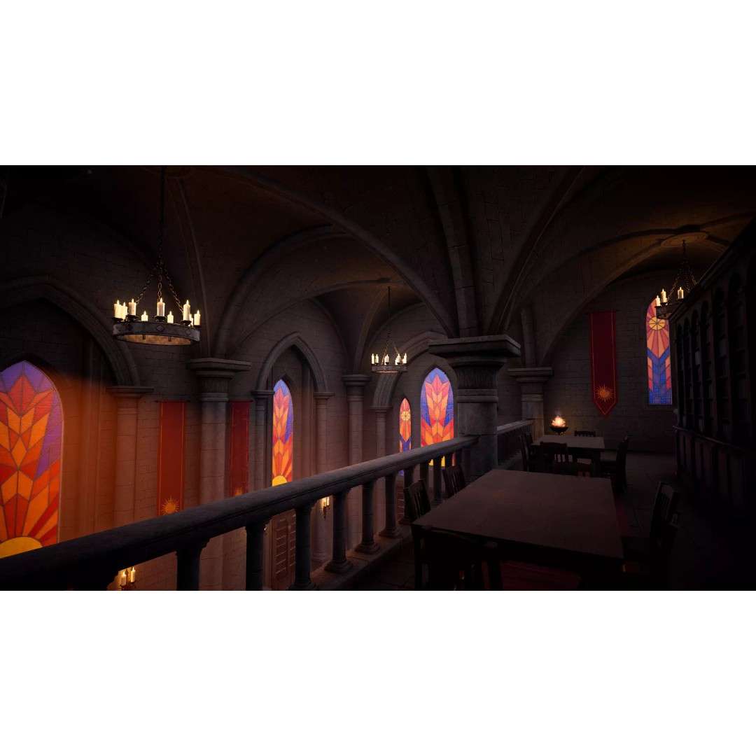 Modular Monastery 3D Model – Low Poly Game Asset, FBX & Unreal Ready - View 19