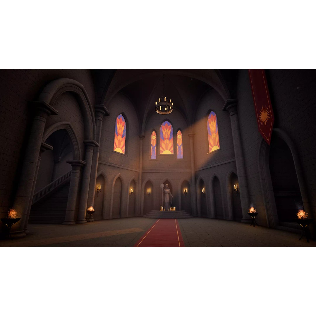 Modular Monastery 3D Model – Low Poly Game Asset, FBX & Unreal Ready - View 25