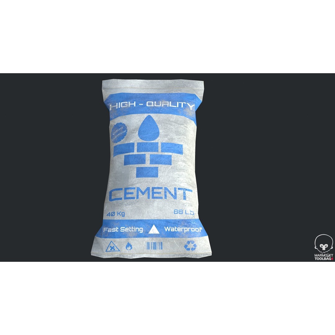 Concrete Mixer 3D Model – Low Poly Industrial Asset, FBX, OBJ - View 16