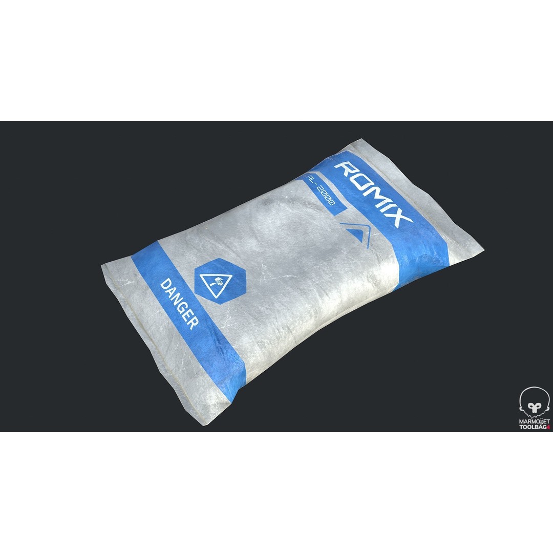 Concrete Mixer 3D Model – Low Poly Industrial Asset, FBX, OBJ - View 17