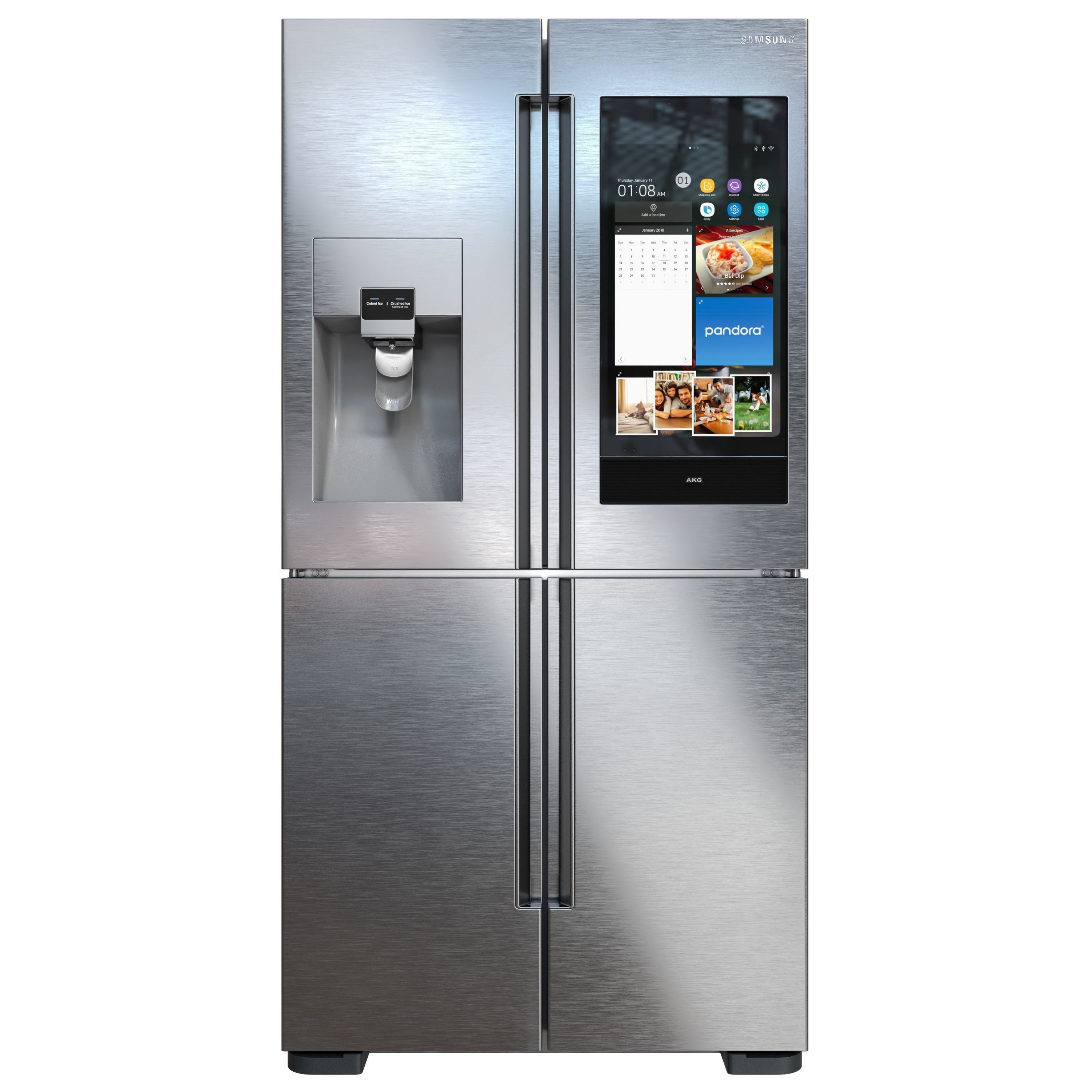 Samsung Refrigerator Set - Low-Poly Game-Ready 3D Model - View 10