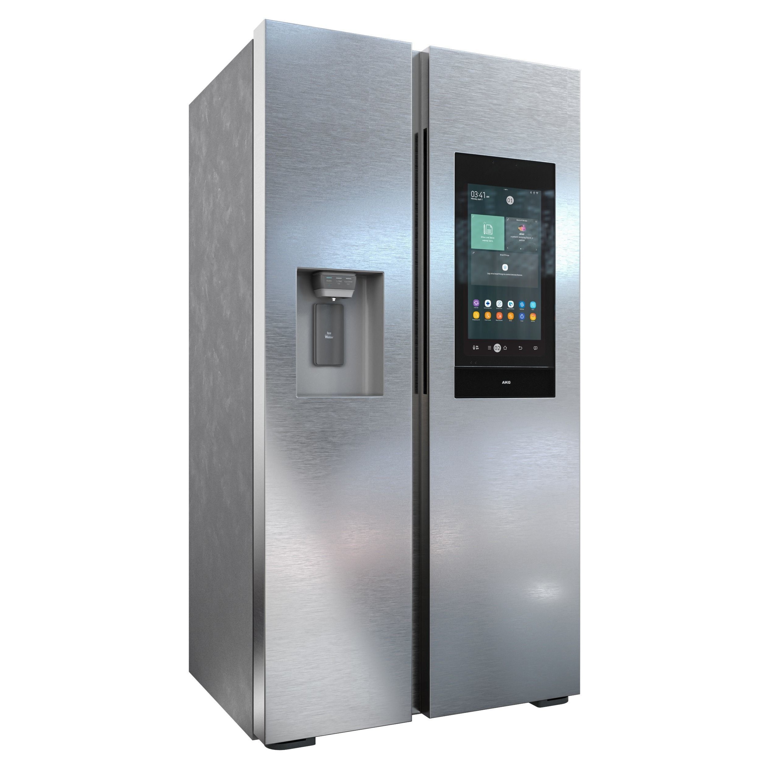 Samsung Refrigerator Set - Low-Poly Game-Ready 3D Model - View 16