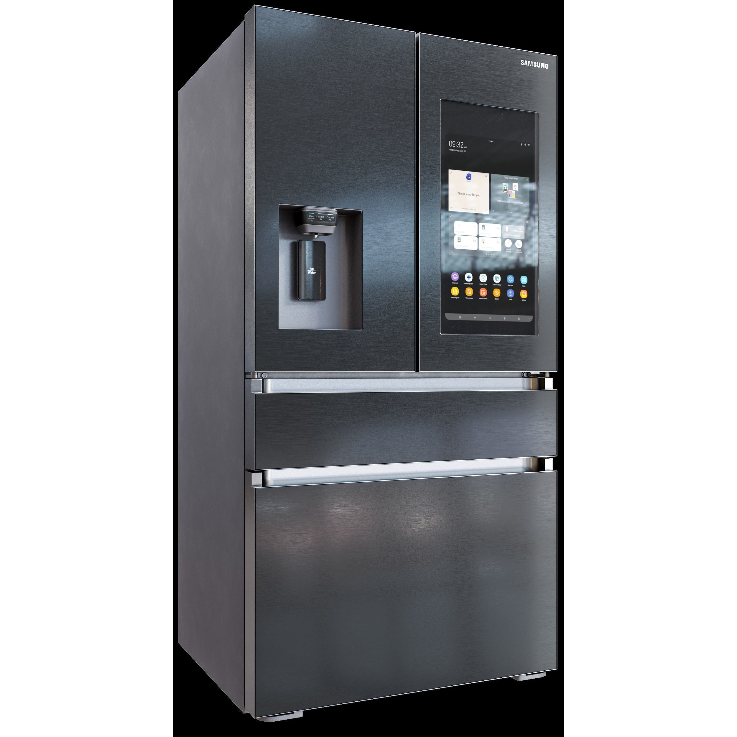 Samsung Refrigerator Set - Low-Poly Game-Ready 3D Model - View 17