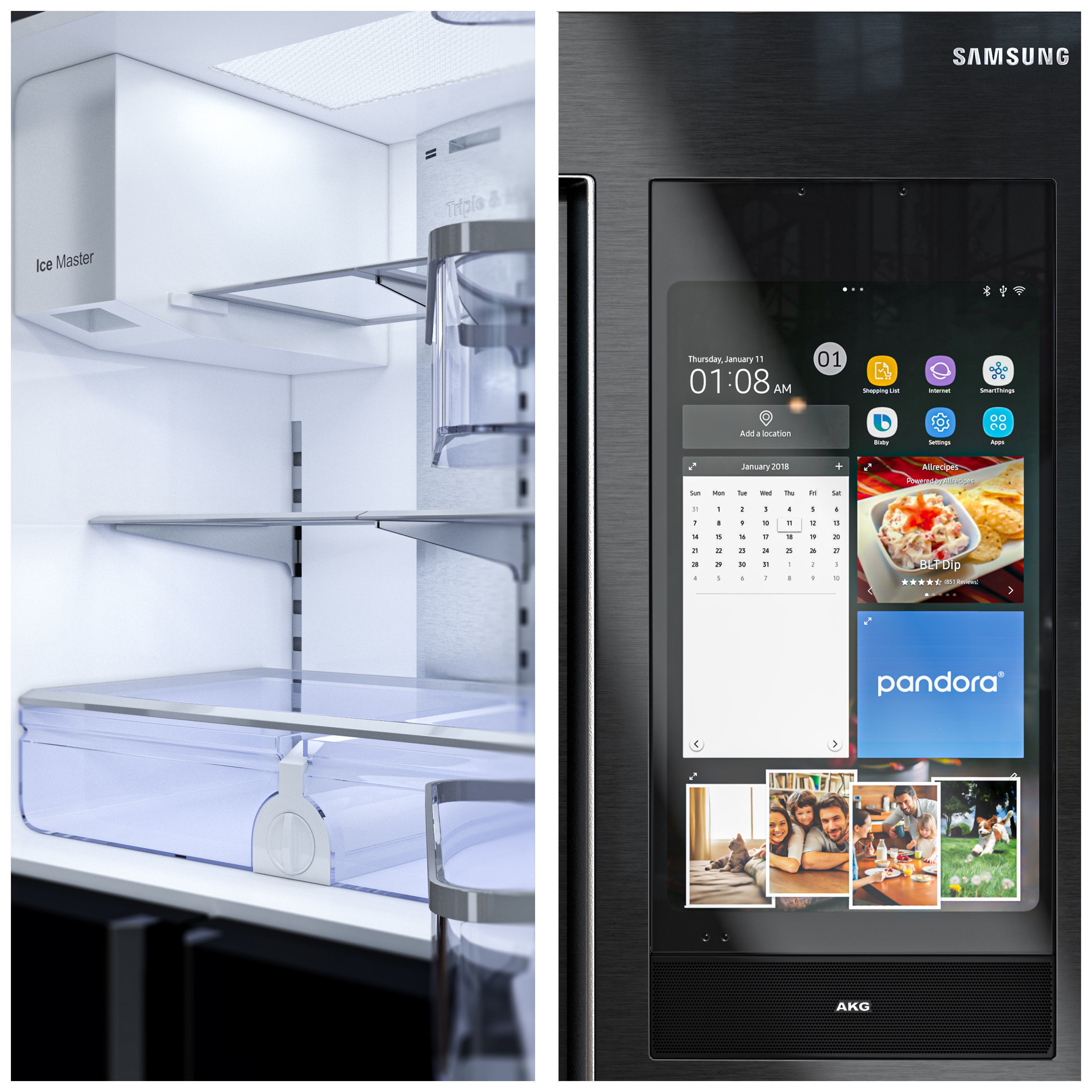 Samsung Refrigerator Set - Low-Poly Game-Ready 3D Model - View 5