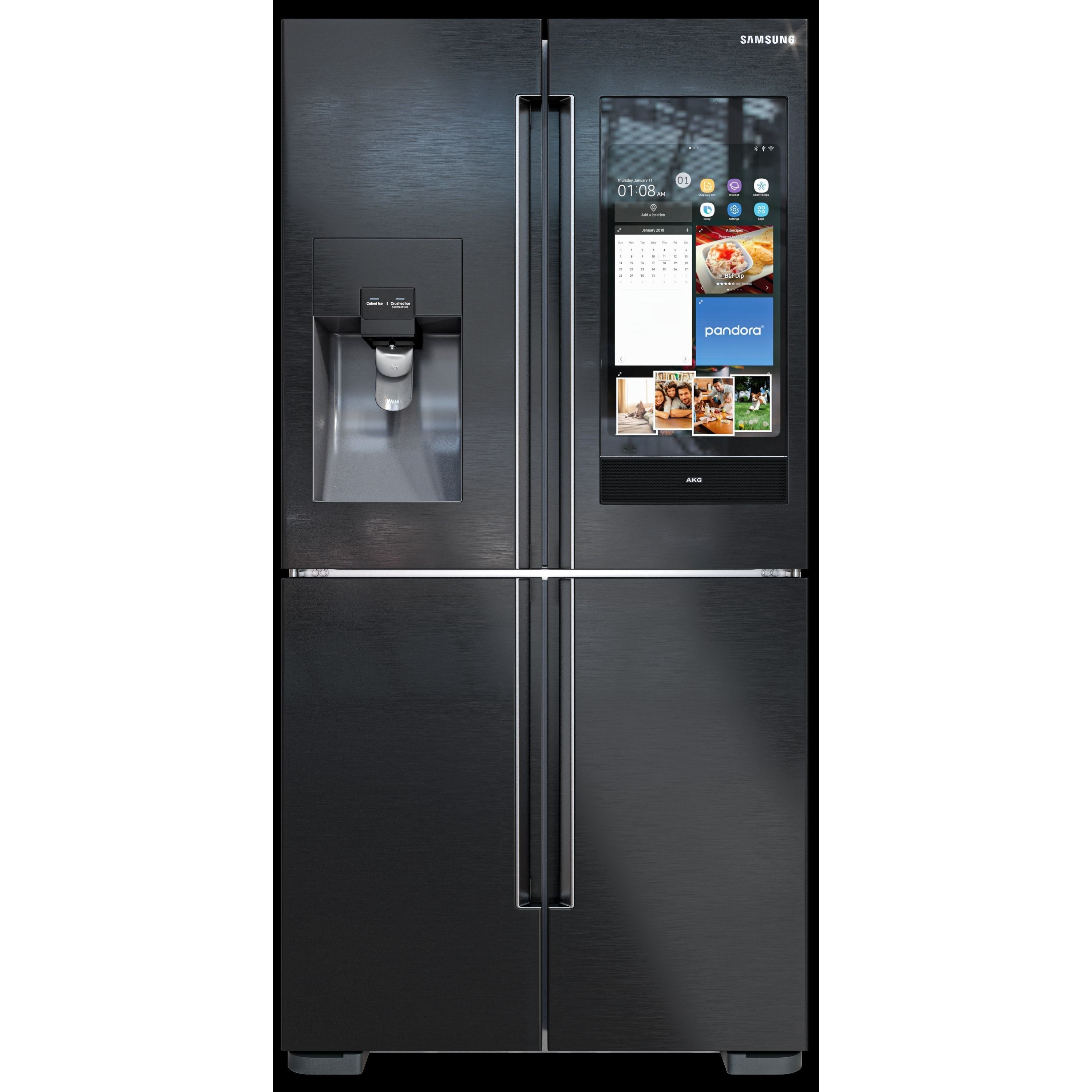Samsung Refrigerator Set - Low-Poly Game-Ready 3D Model - View 9