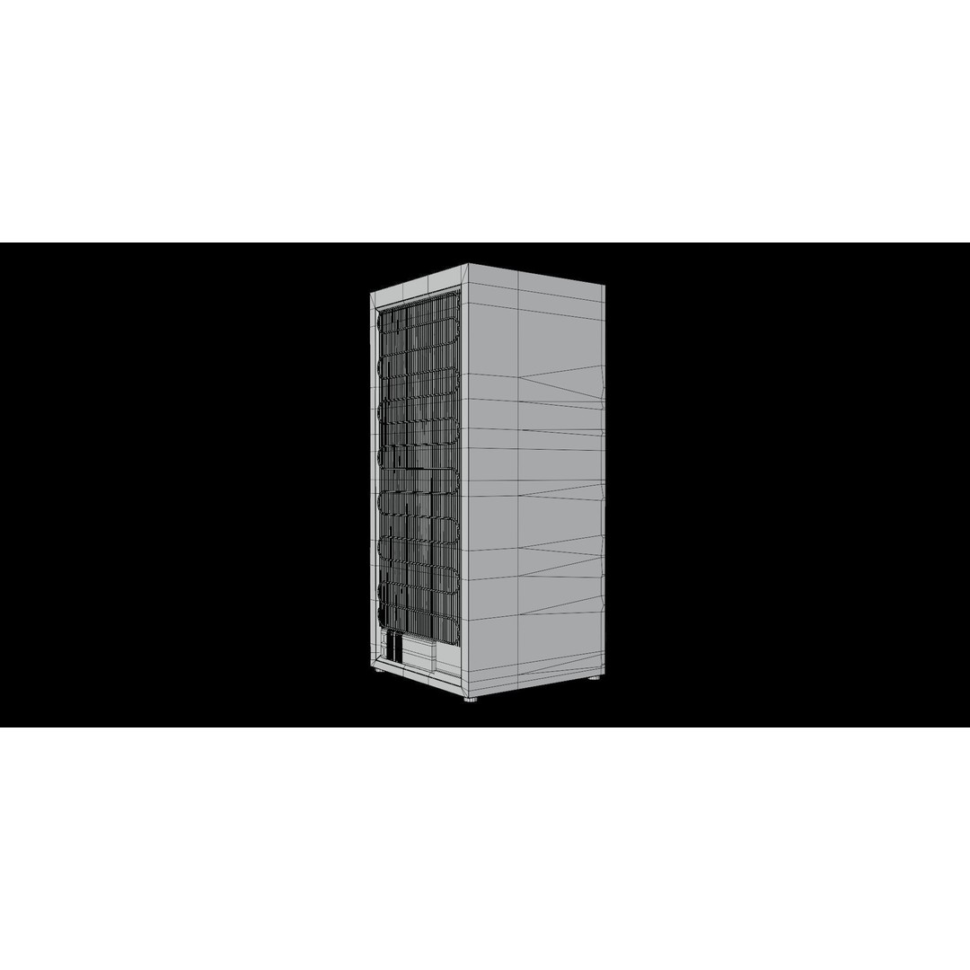 Refrigerator 3D Model – PBR Kitchen Appliance, FBX Format - View 14