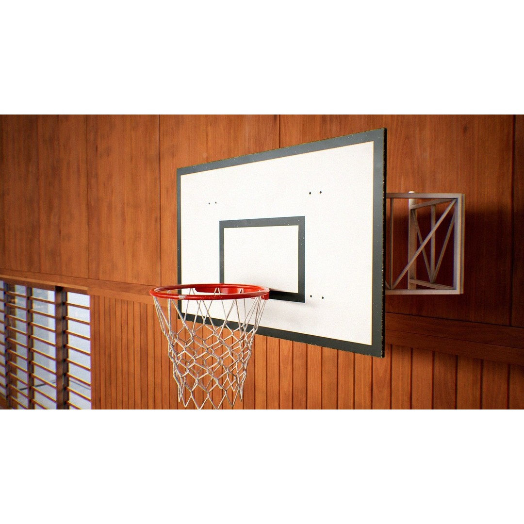 Japanese School Gym 3D Model – Low Poly PBR Asset for Games - View 11
