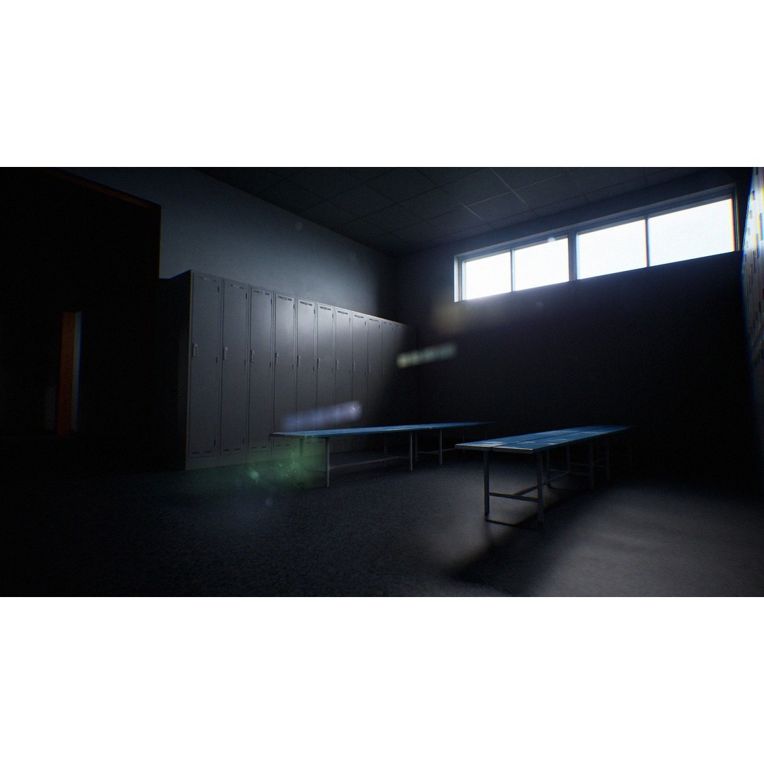 Japanese School Gym 3D Model – Low Poly PBR Asset for Games - View 7