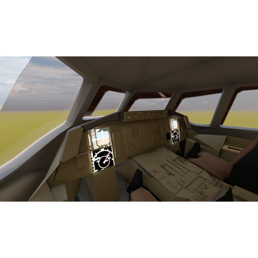 United States Airforce Air Refueling 3D Model – Detailed Military Aircraft, FBX, OBJ - View 15