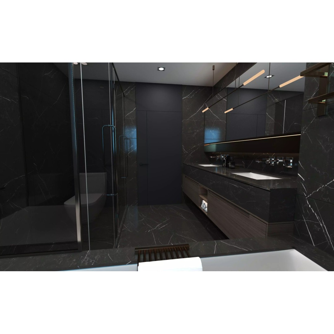 Luxury Bathroom 3D Model – High Poly Interior Asset, FBX, OBJ - View 13