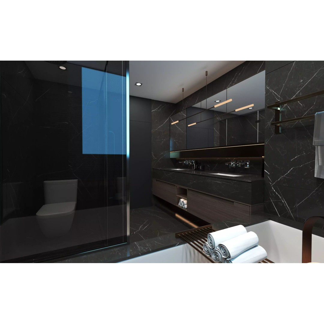 Luxury Bathroom 3D Model – High Poly Interior Asset, FBX, OBJ - View 5
