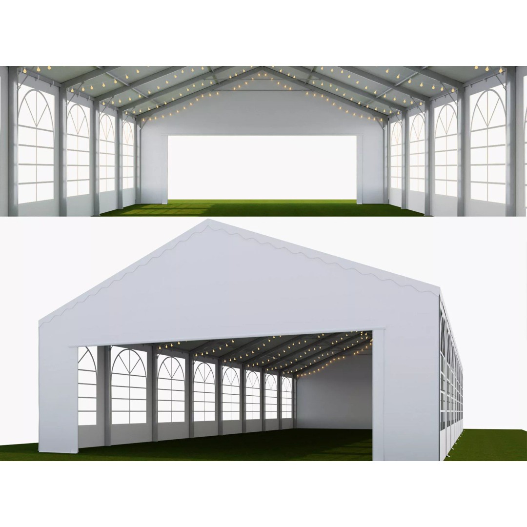 Event Exhibition Tent 3D Model – Large Pavilion for Celebrations, FBX, Blender - View 2
