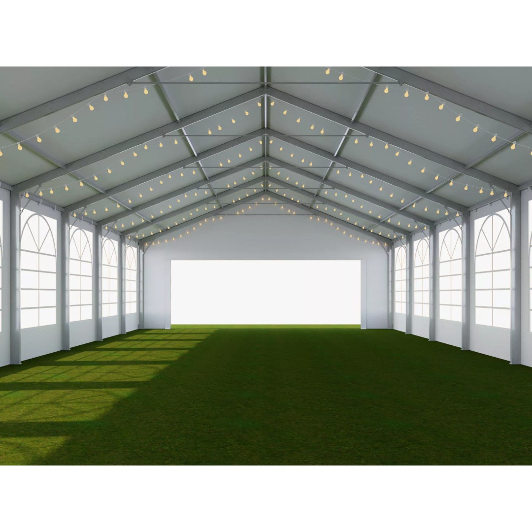 Event Exhibition Tent 3D Model – Large Pavilion for Celebrations, FBX, Blender - View 3
