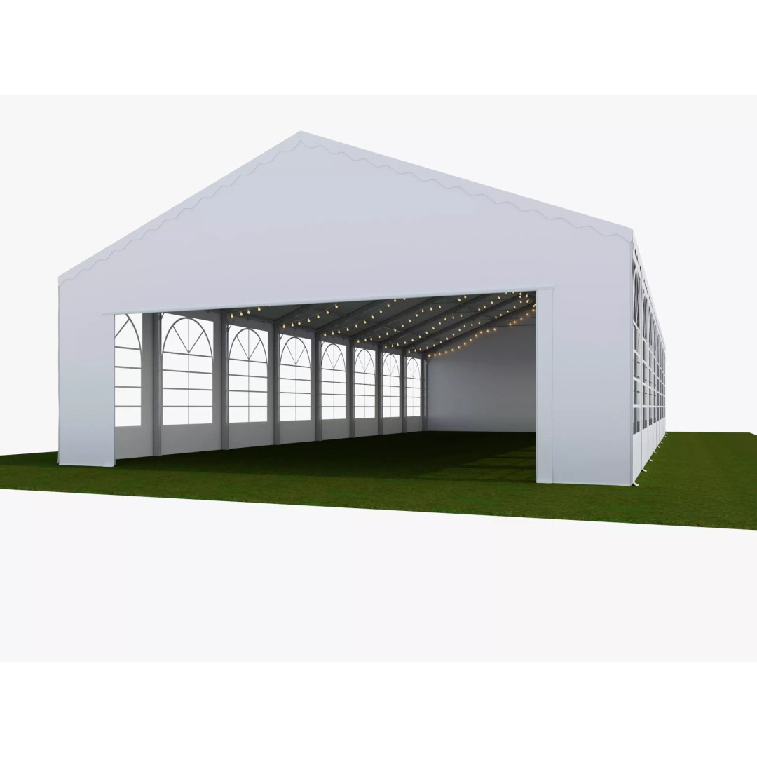 Event Exhibition Tent 3D Model – Large Pavilion for Celebrations, FBX, Blender - View 4