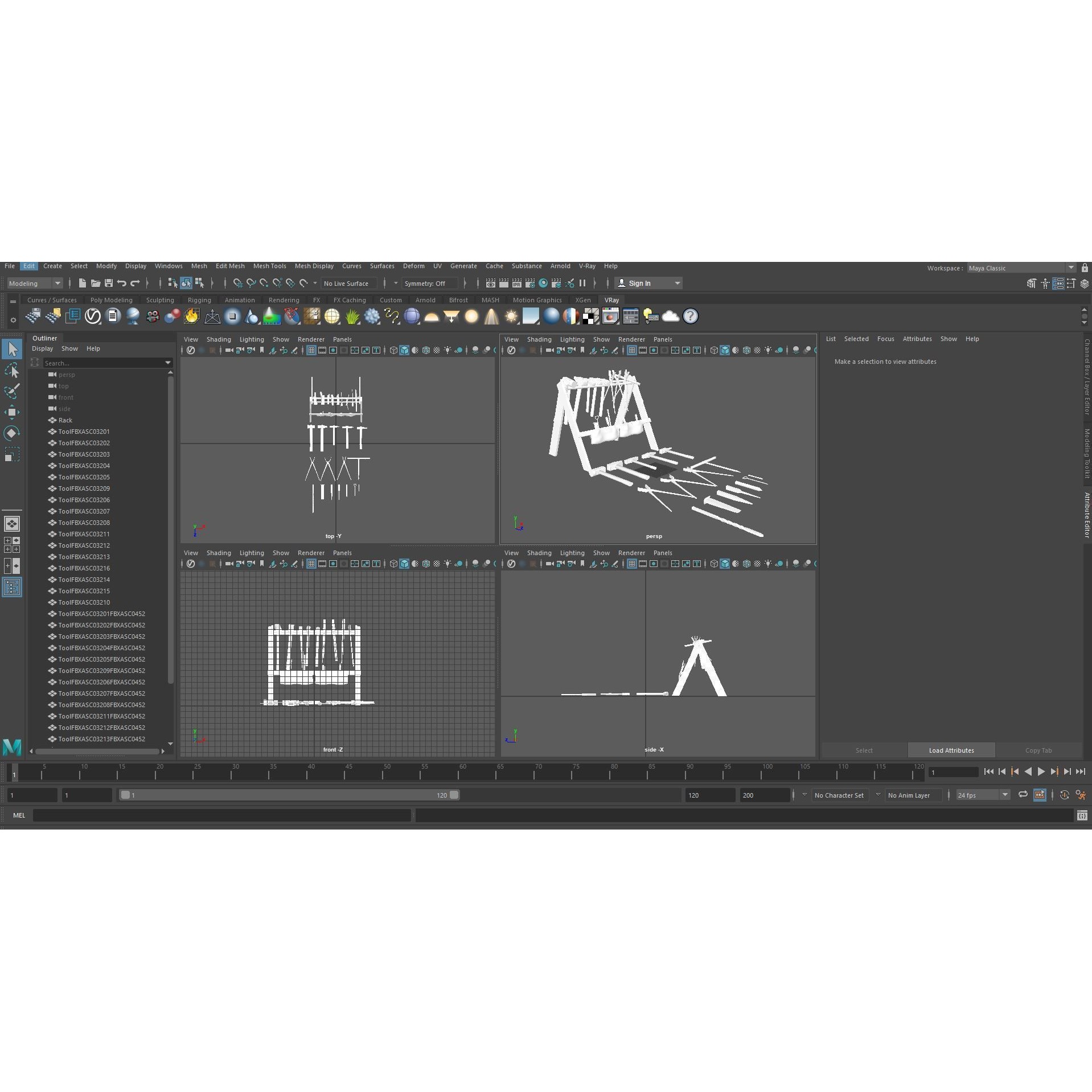 Blacksmith Tools Set - Low-Poly Game-Ready 3D Model - View 17