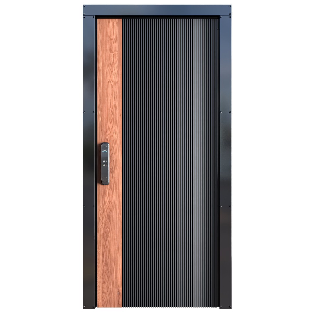 Contemporary Door 3D Model – Premium Design, PBR Textures, FBX - View 15