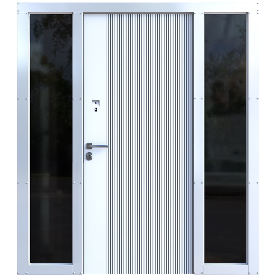 Contemporary Door 3D Model – Premium Design, PBR Textures, FBX - View 20