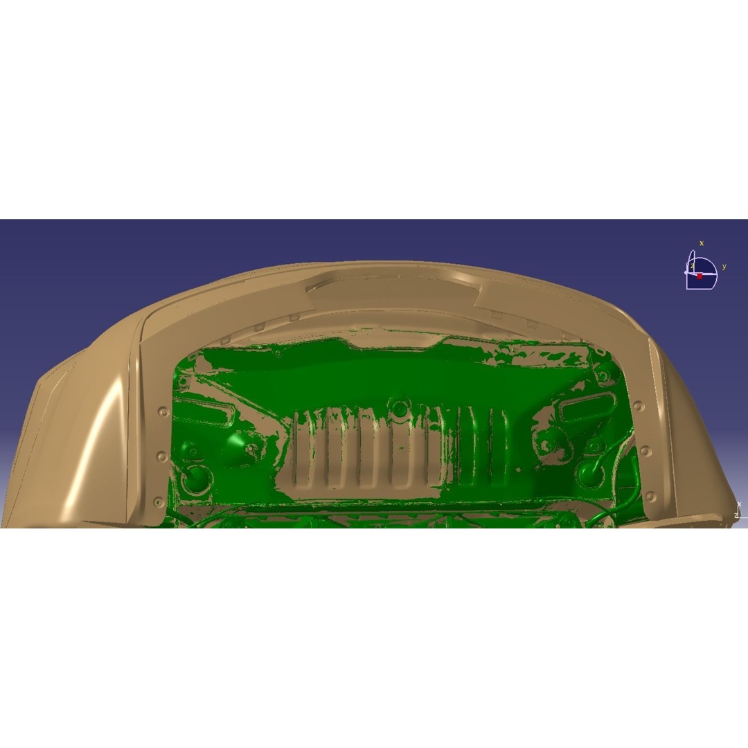 Tesla Model S Plaid 2021 3D Model – High Detail Scanned Vehicle, STL - View 13