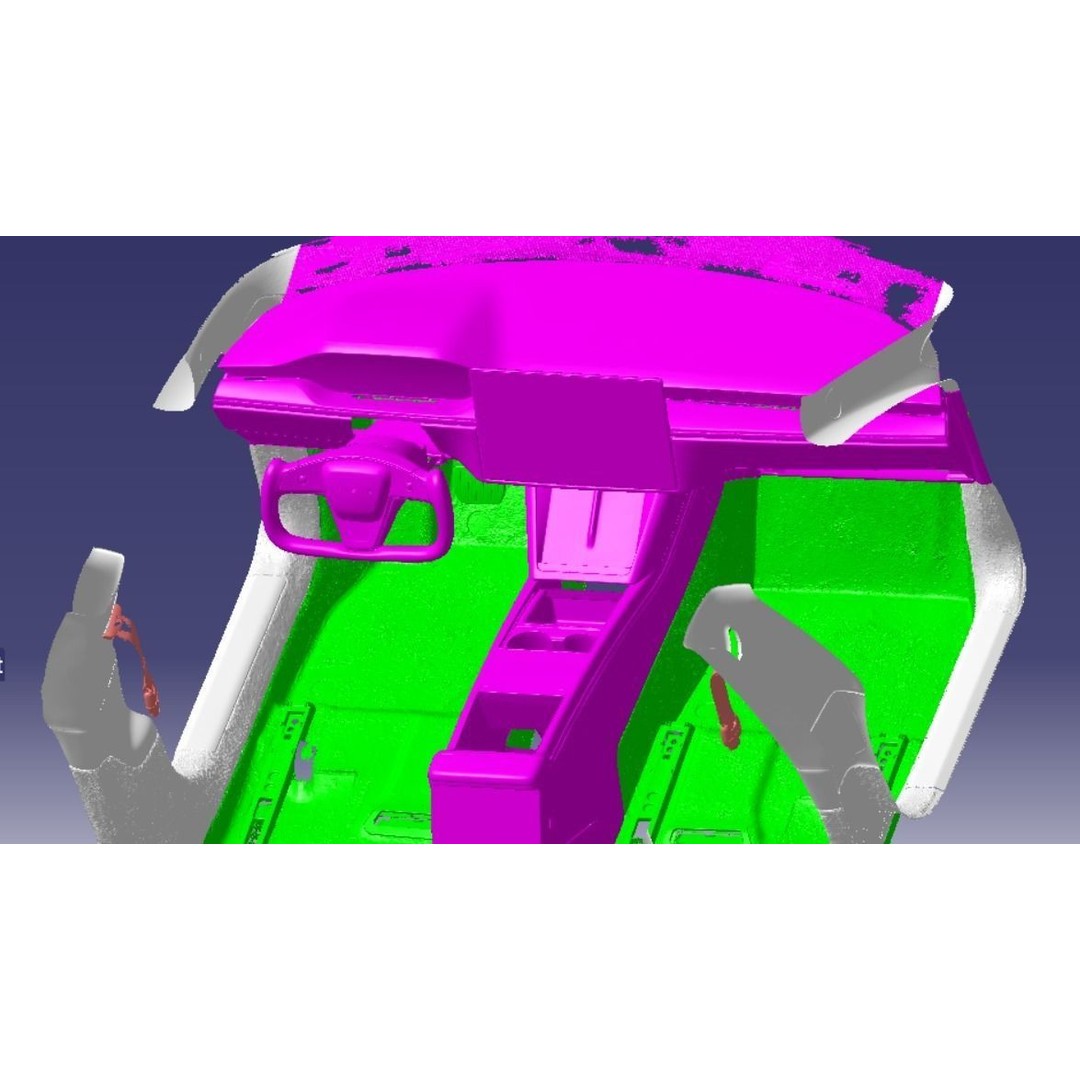 Tesla Model S Plaid 2021 3D Model – High Detail Scanned Vehicle, STL - View 14