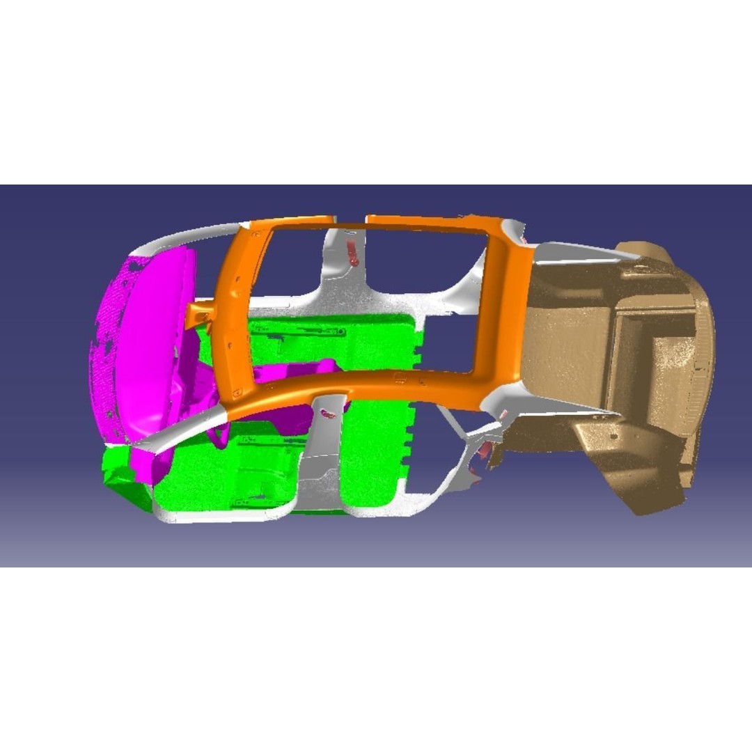 Tesla Model S Plaid 2021 3D Model – High Detail Scanned Vehicle, STL - View 15
