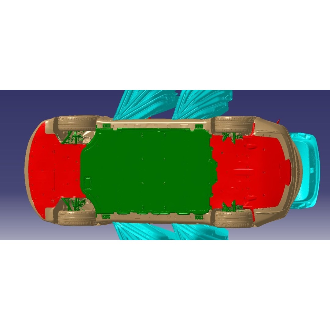 Tesla Model S Plaid 2021 3D Model – High Detail Scanned Vehicle, STL - View 8