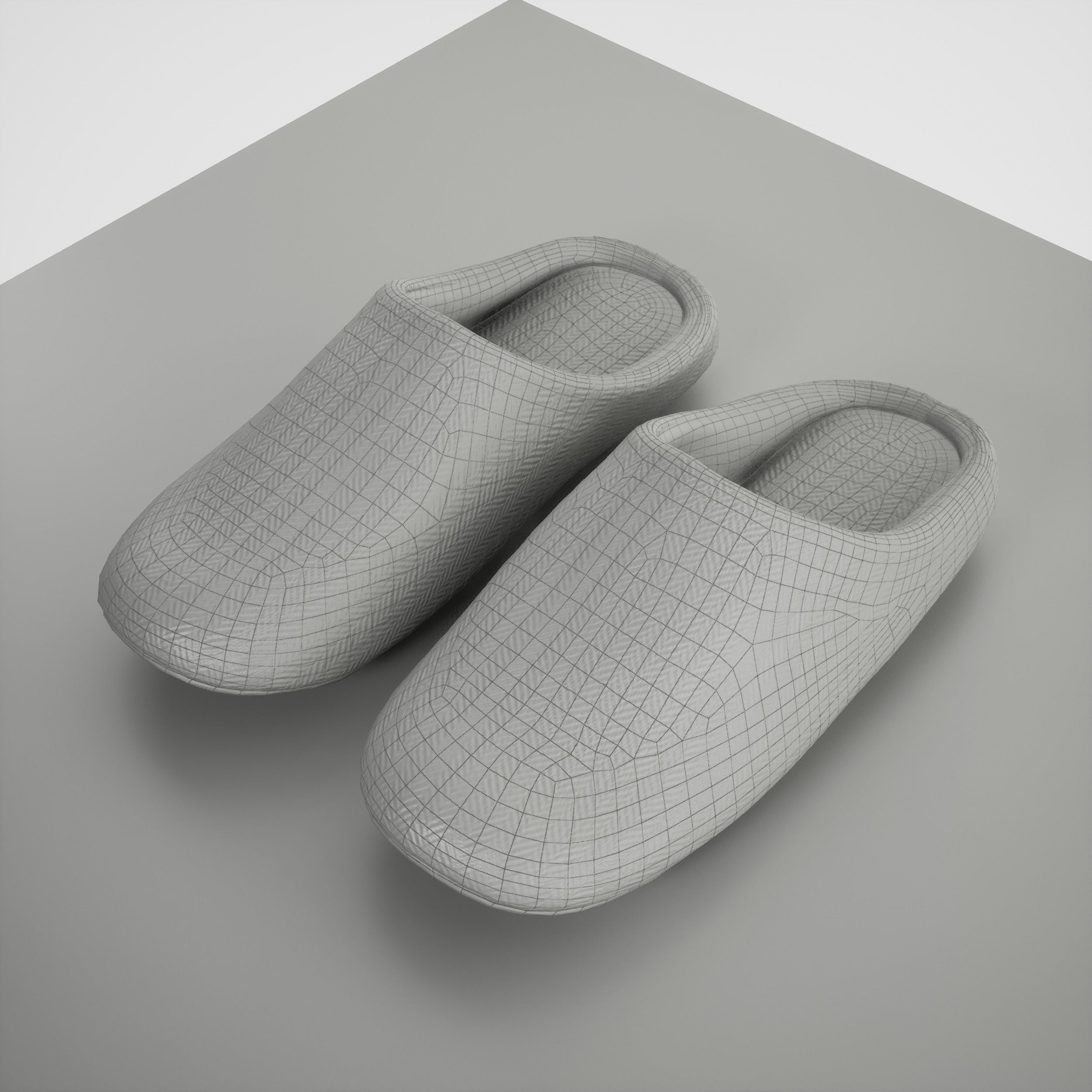 House Shoes - Low-Poly Game-Ready 3D Model