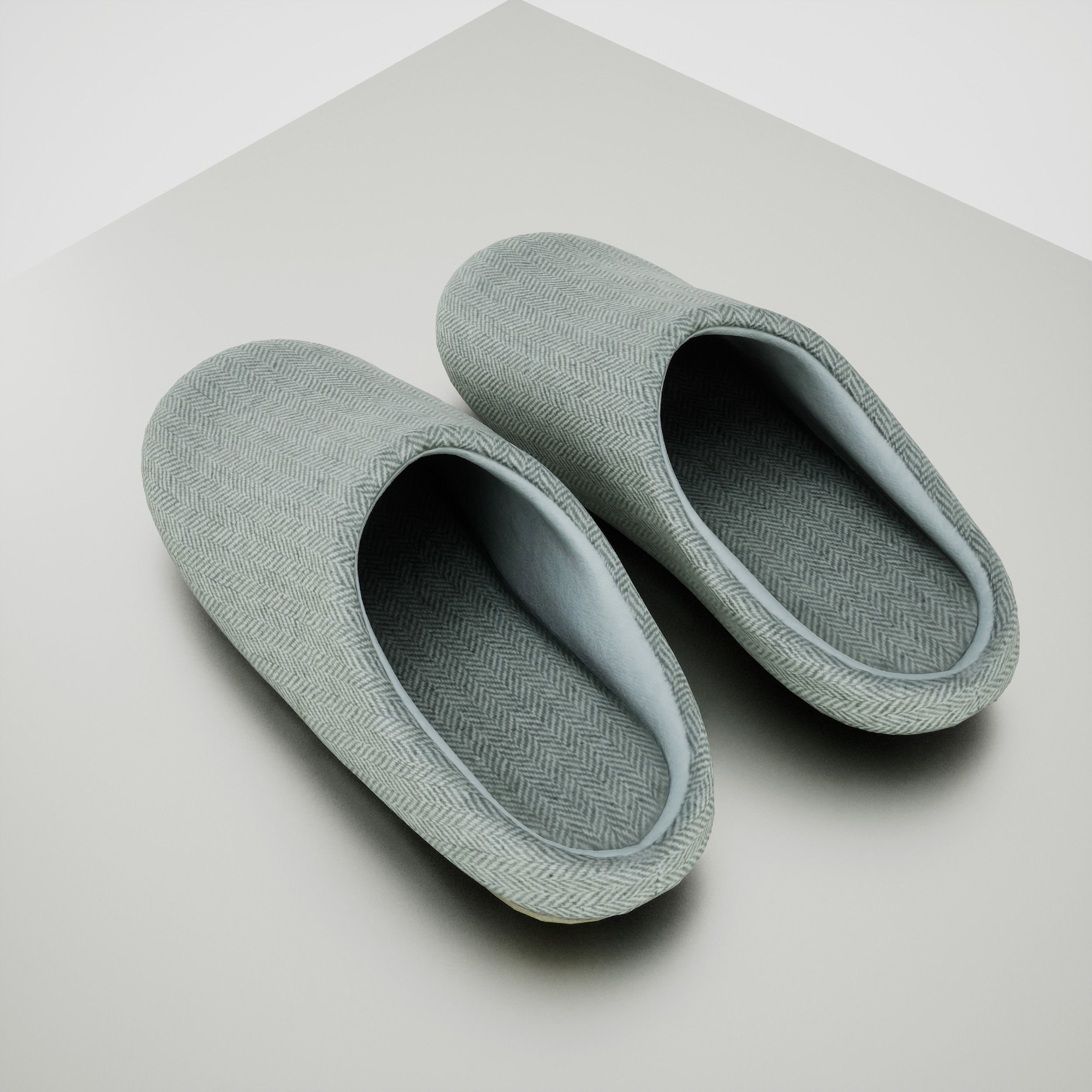 House Shoes - Low-Poly Game-Ready 3D Model - View 4