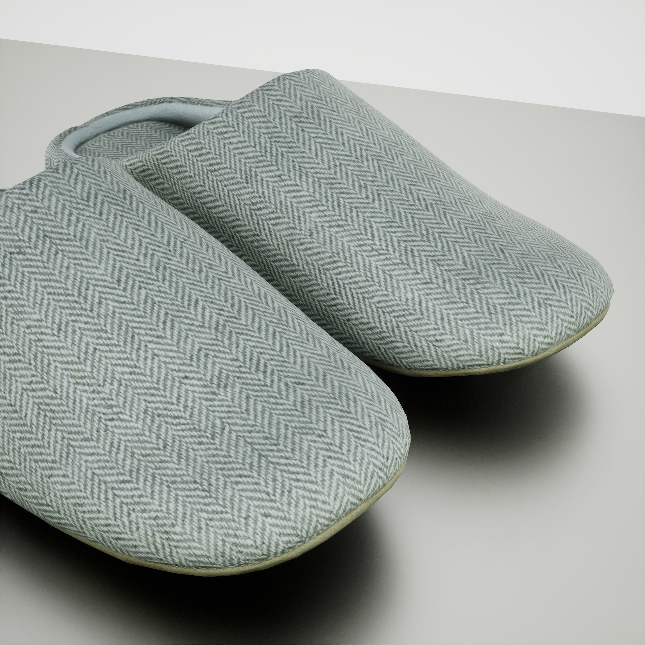 House Shoes - Low-Poly Game-Ready 3D Model - View 6