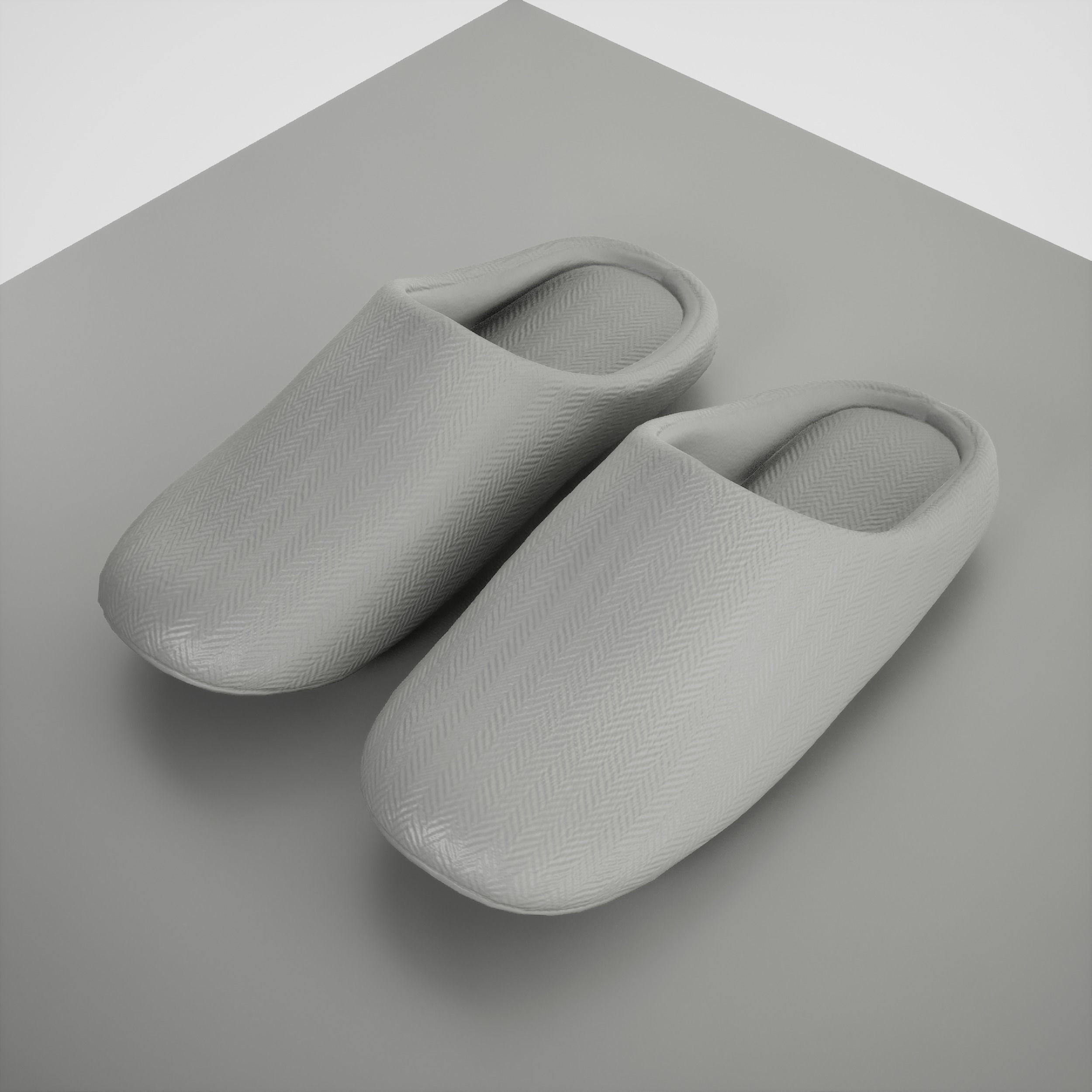 House Shoes - Low-Poly Game-Ready 3D Model - View 8