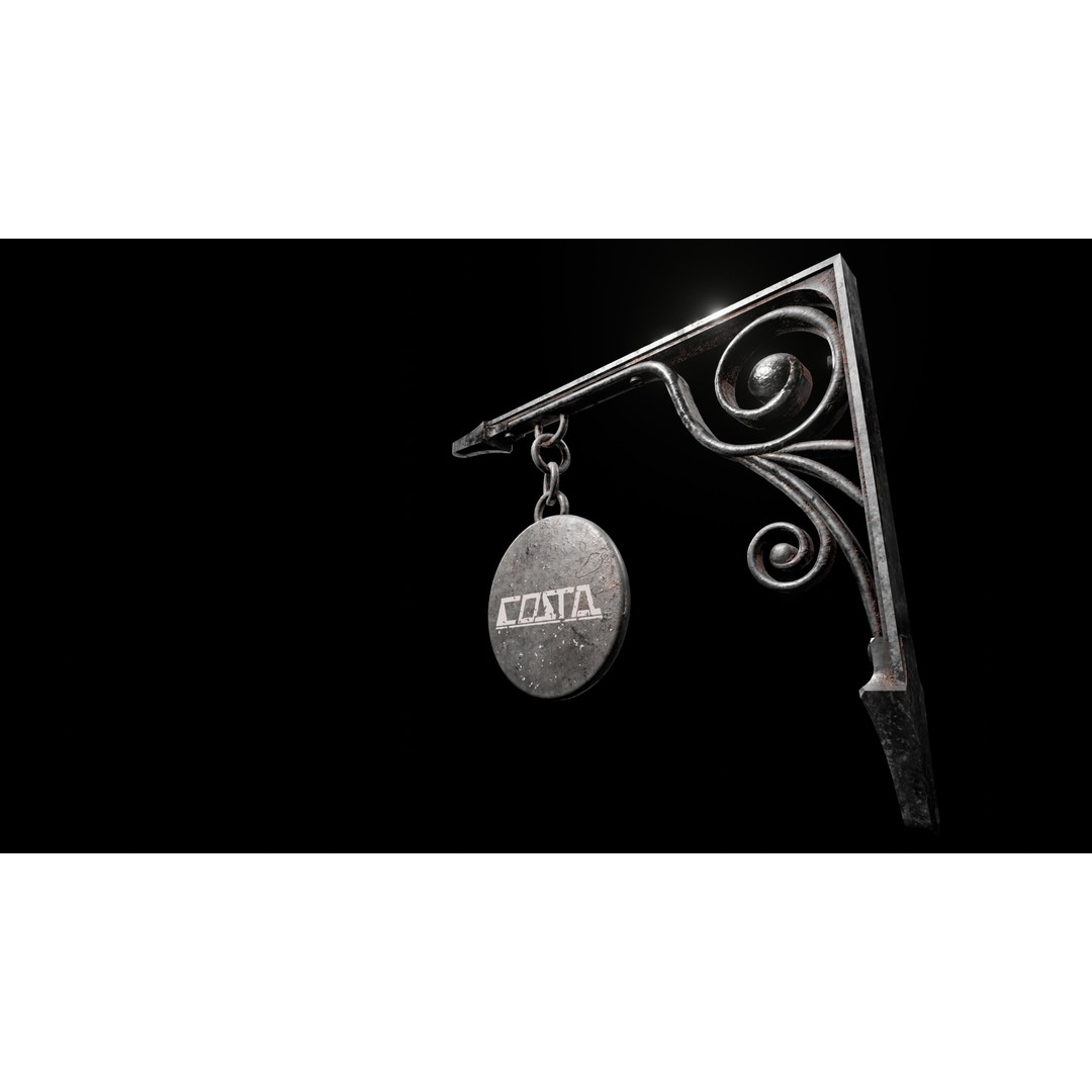 Gate and Portal 3D Model – Low Poly Game Asset, PBR Textures - View 8