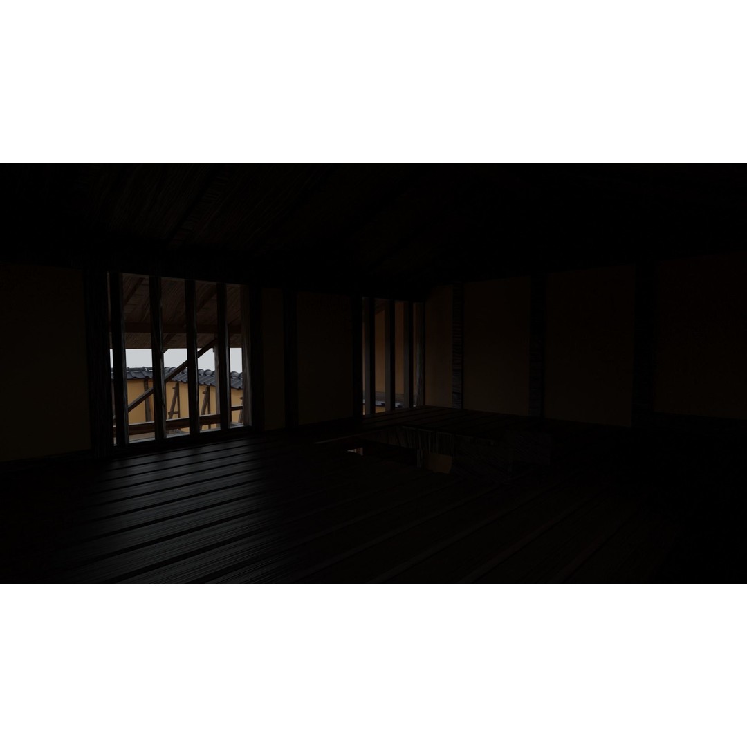 Koizumi Yakumo House 3D Model – Historic Japanese Architecture, FBX - View 18