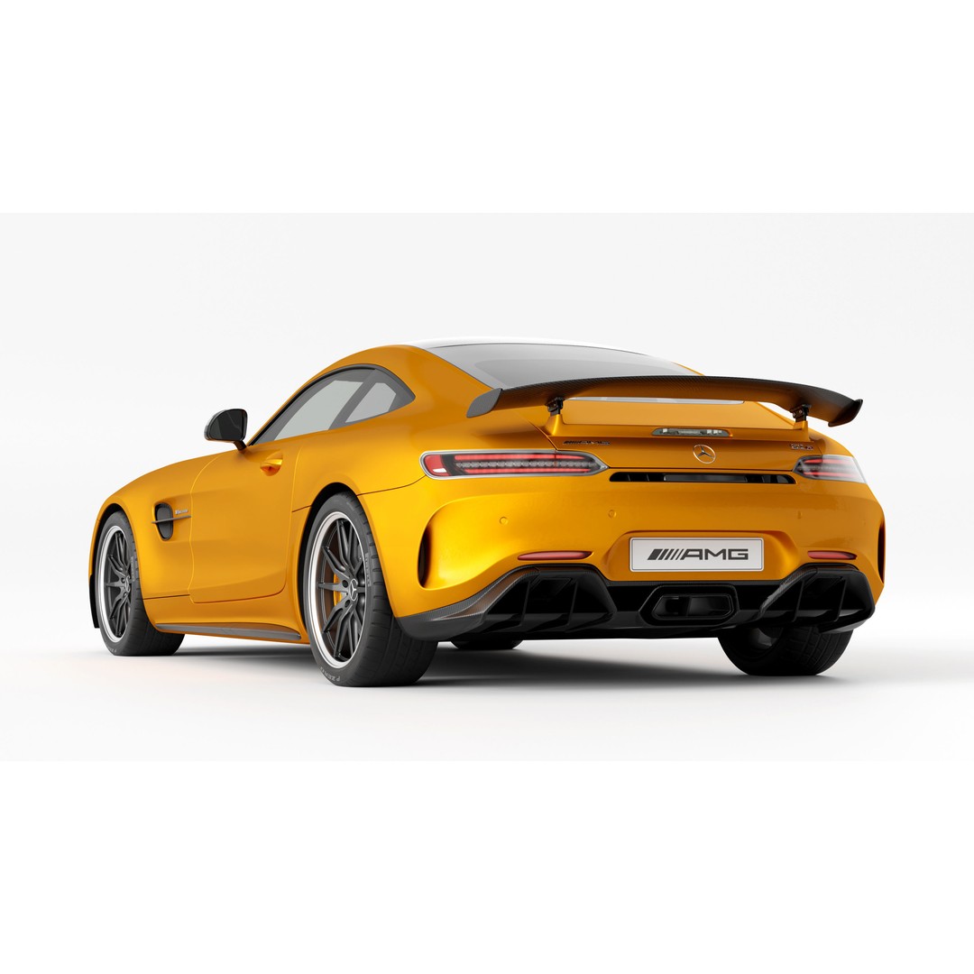 Mercedes Benz AMG GT 2020 3D Model – High Poly Game Asset, Blender, FBX - View 7