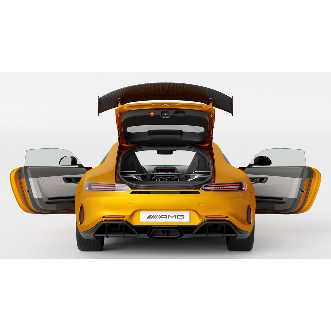 Mercedes Benz AMG GT 2020 3D Model – High Poly Game Asset, Blender, FBX - View 8
