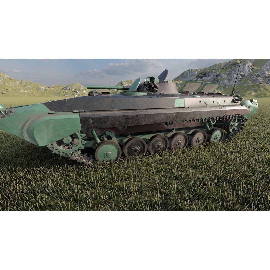 Type 86 Infantry Fighting Vehicle 3D Model – Game-Ready PBR Asset, FBX - View 9