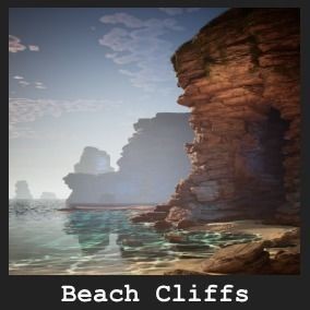 Beach Cliffs 3D Model – Low Poly Environment Asset, FBX, PBR - View 8