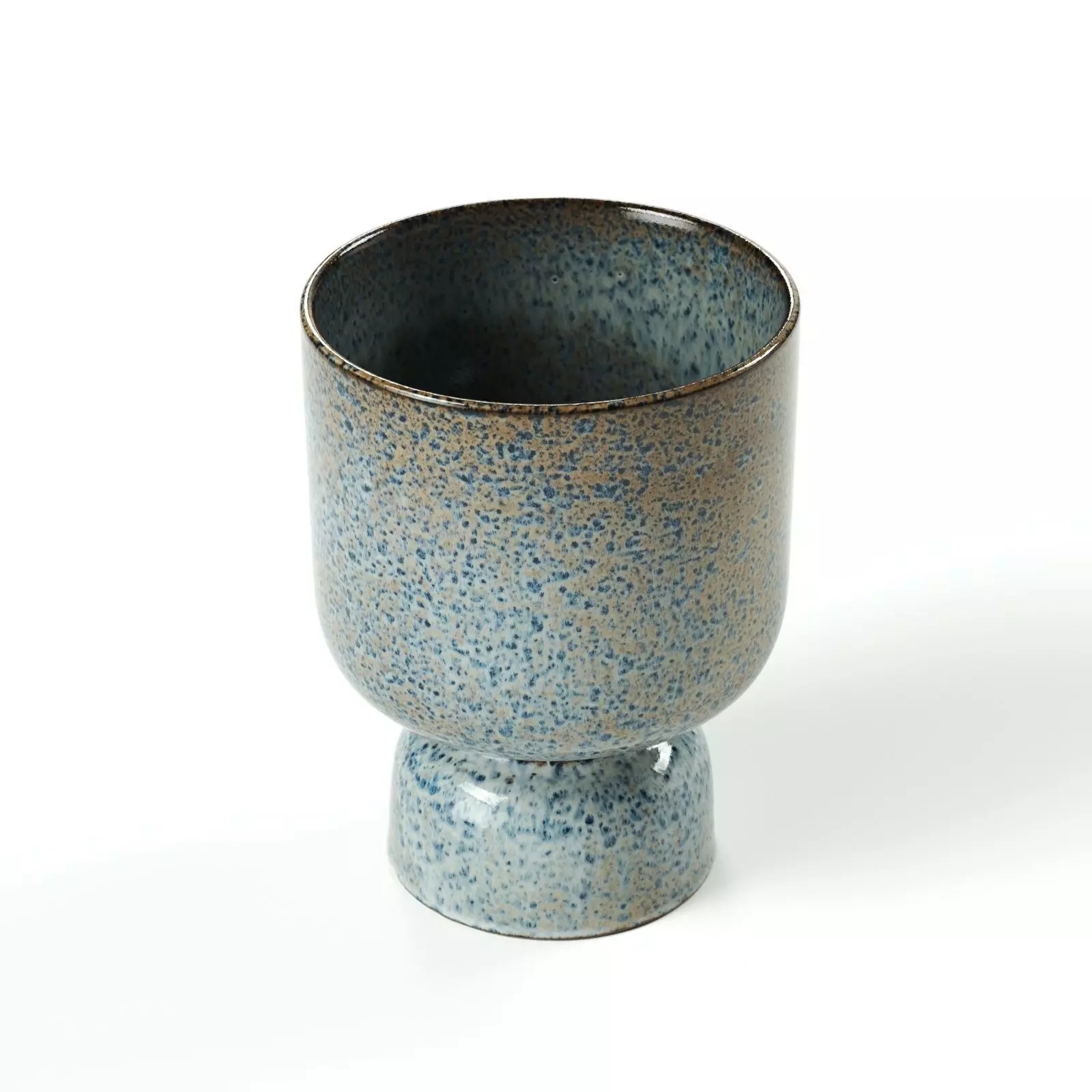 Madam Stoltz - Ceramic Plant Pot Blue Rost L Size 3D Model - View 2