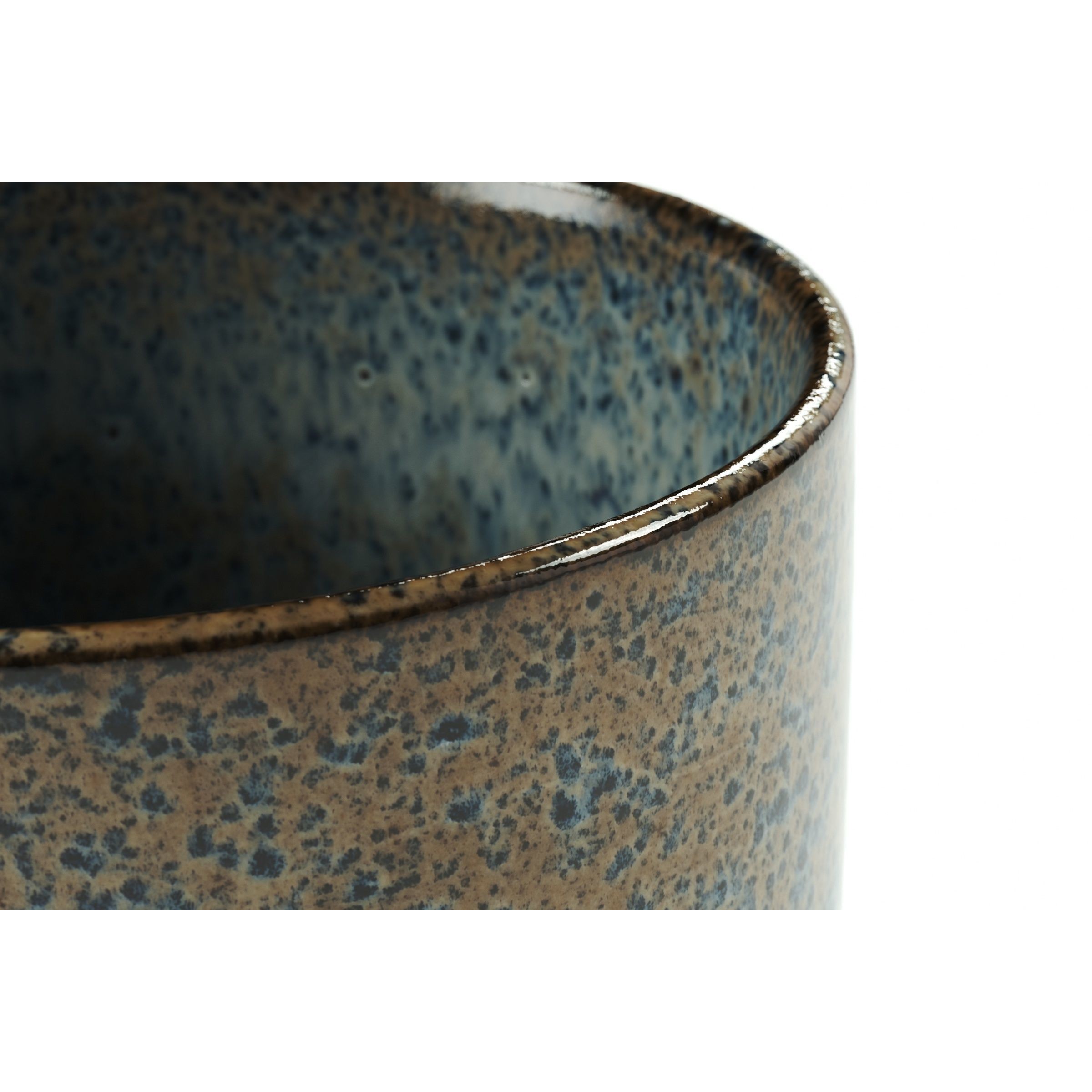 Madam Stoltz - Ceramic Plant Pot Blue Rost L Size 3D Model - View 5