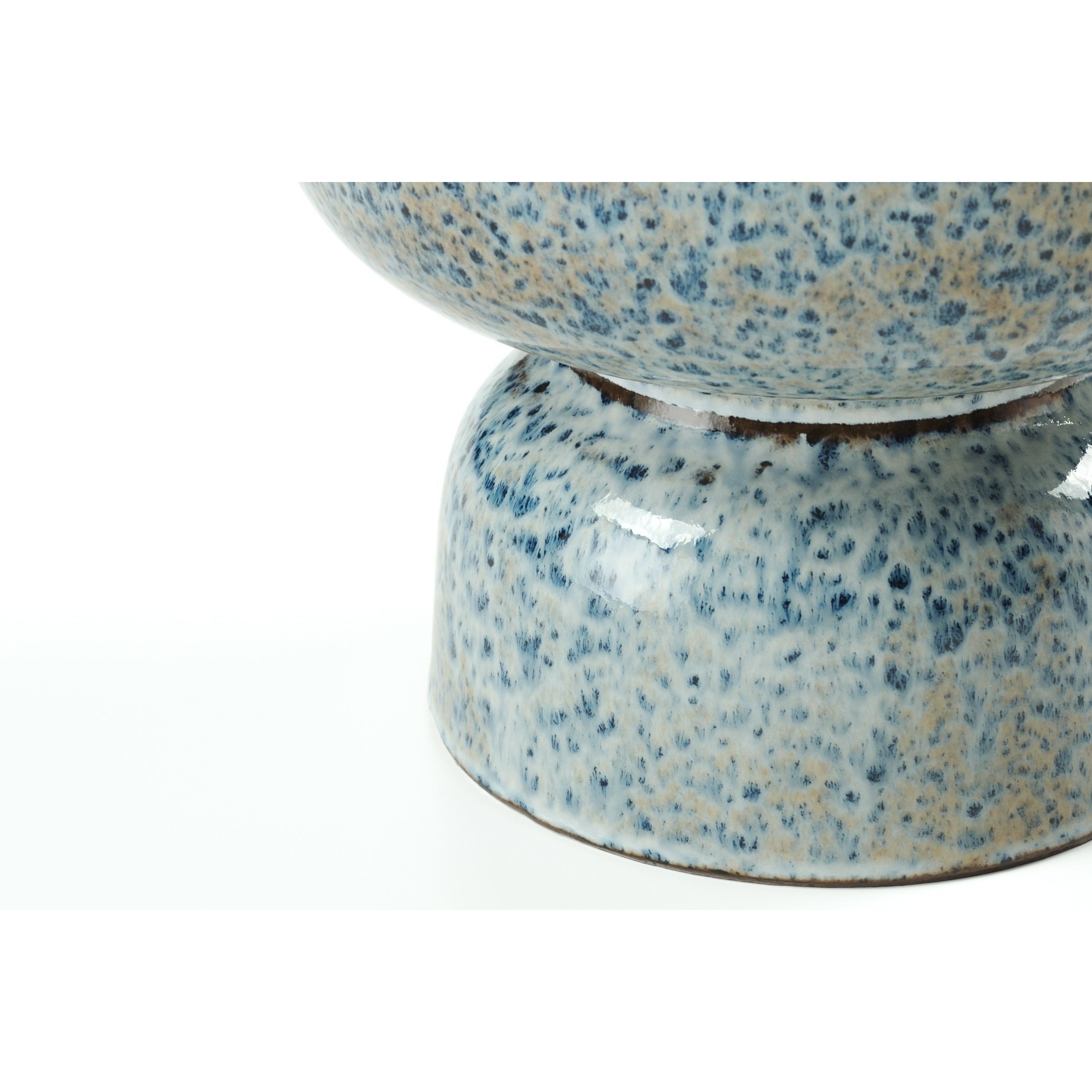 Madam Stoltz - Ceramic Plant Pot Blue Rost L Size 3D Model - View 7