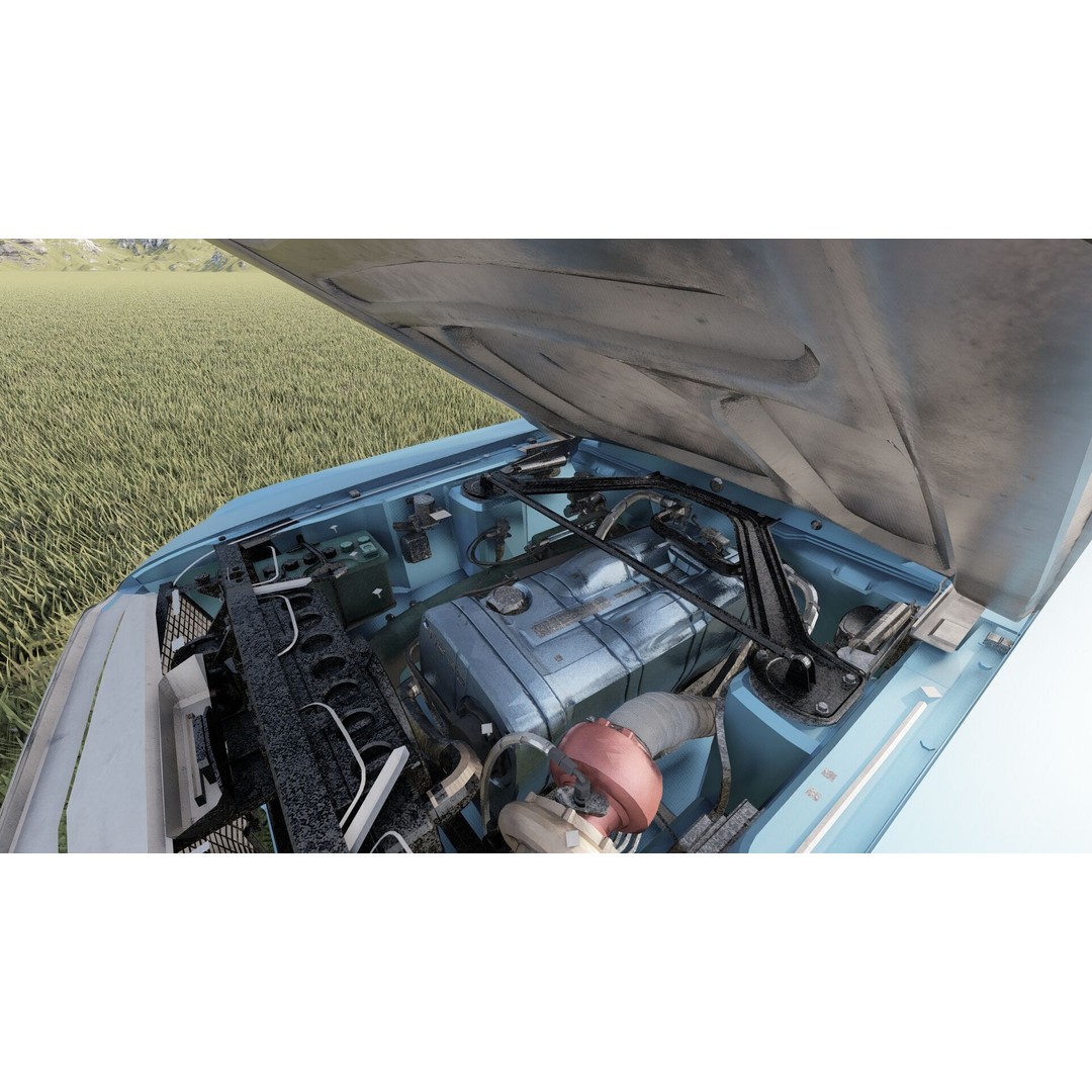 1960s Ford Mustang 3D Model – Detailed Antique Car Asset, Lumion Ready - View 17