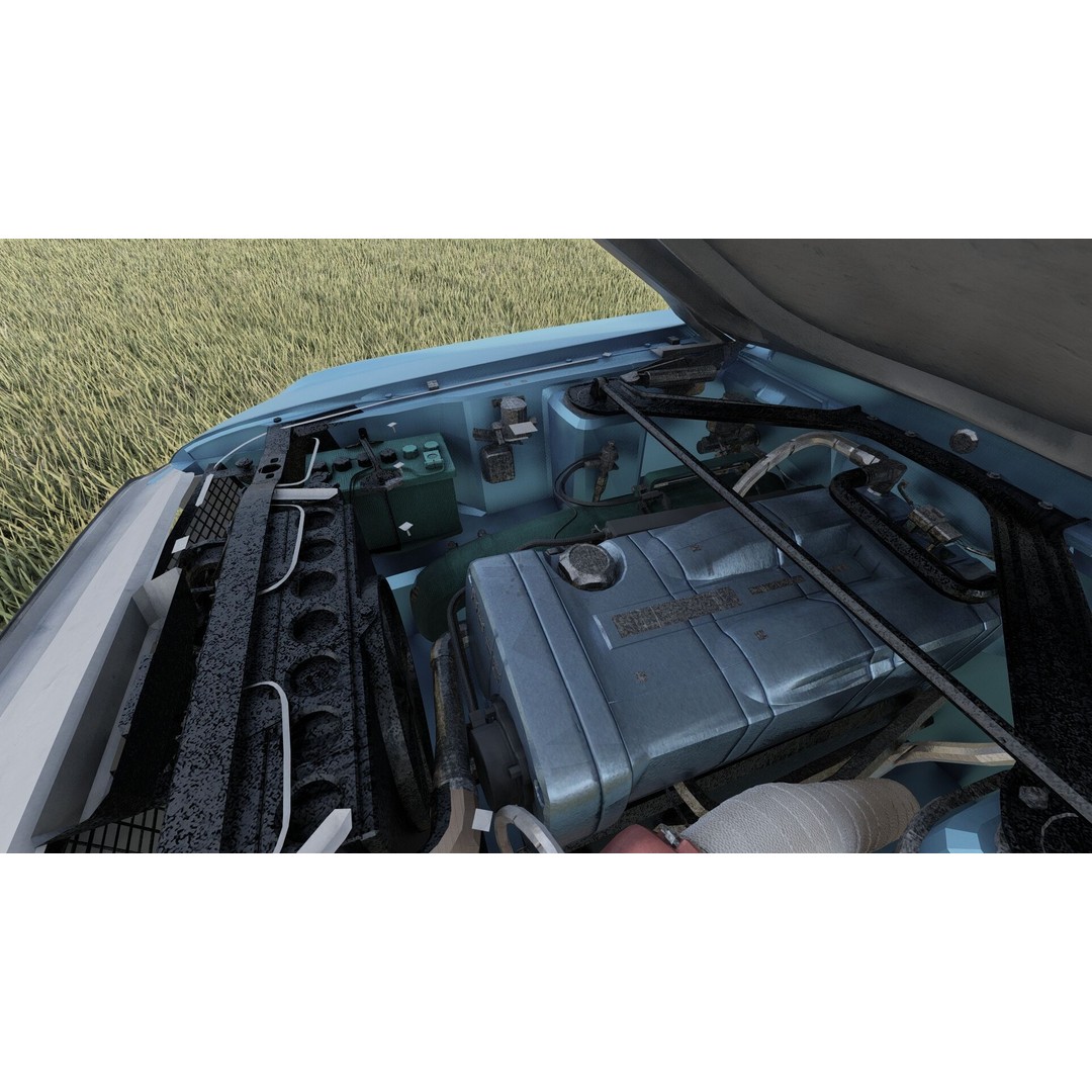 1960s Ford Mustang 3D Model – Detailed Antique Car Asset, Lumion Ready - View 18