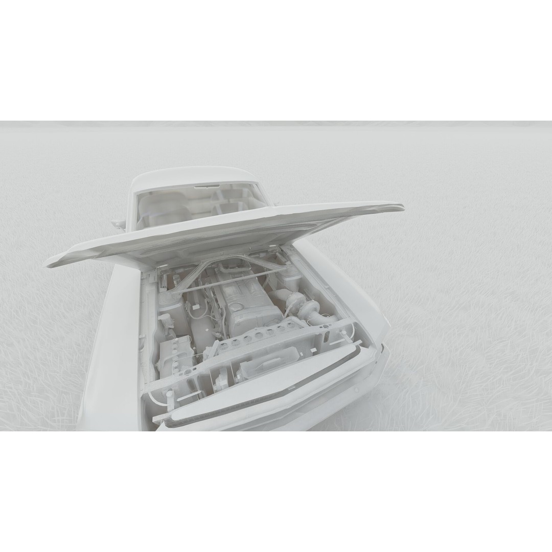 1960s Ford Mustang 3D Model – Detailed Antique Car Asset, Lumion Ready - View 30