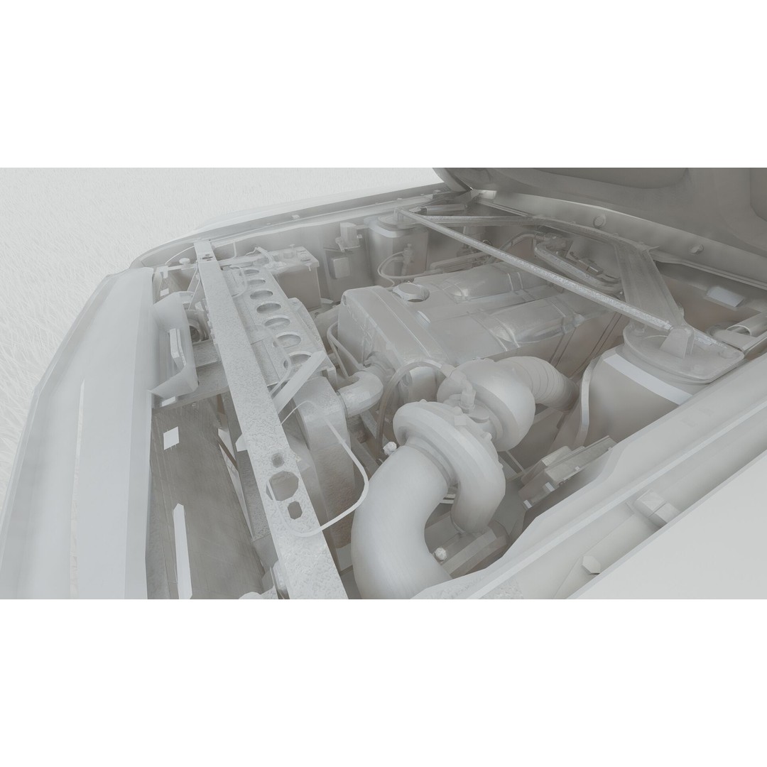 1960s Ford Mustang 3D Model – Detailed Antique Car Asset, Lumion Ready - View 32