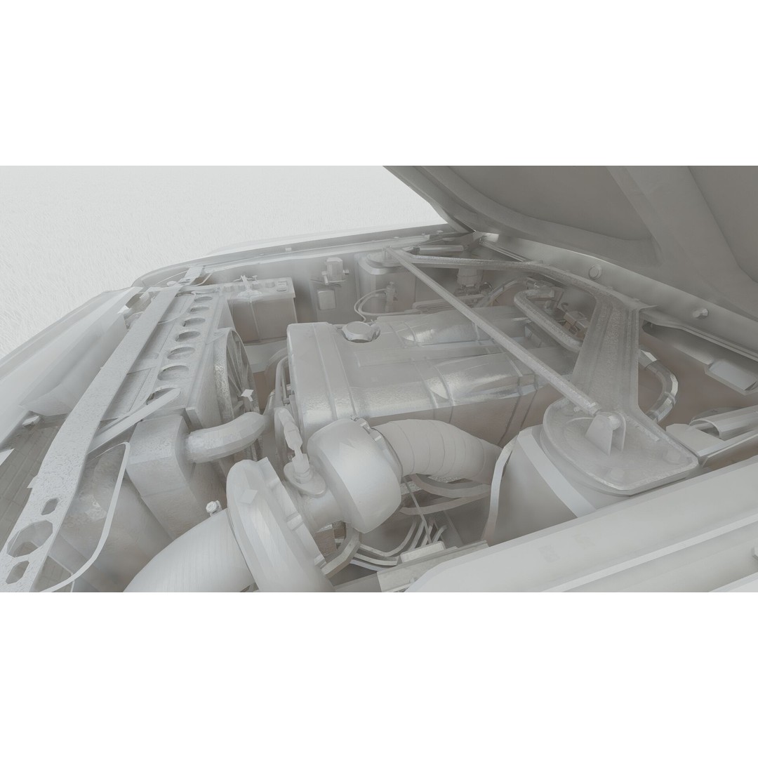 1960s Ford Mustang 3D Model – Detailed Antique Car Asset, Lumion Ready - View 33
