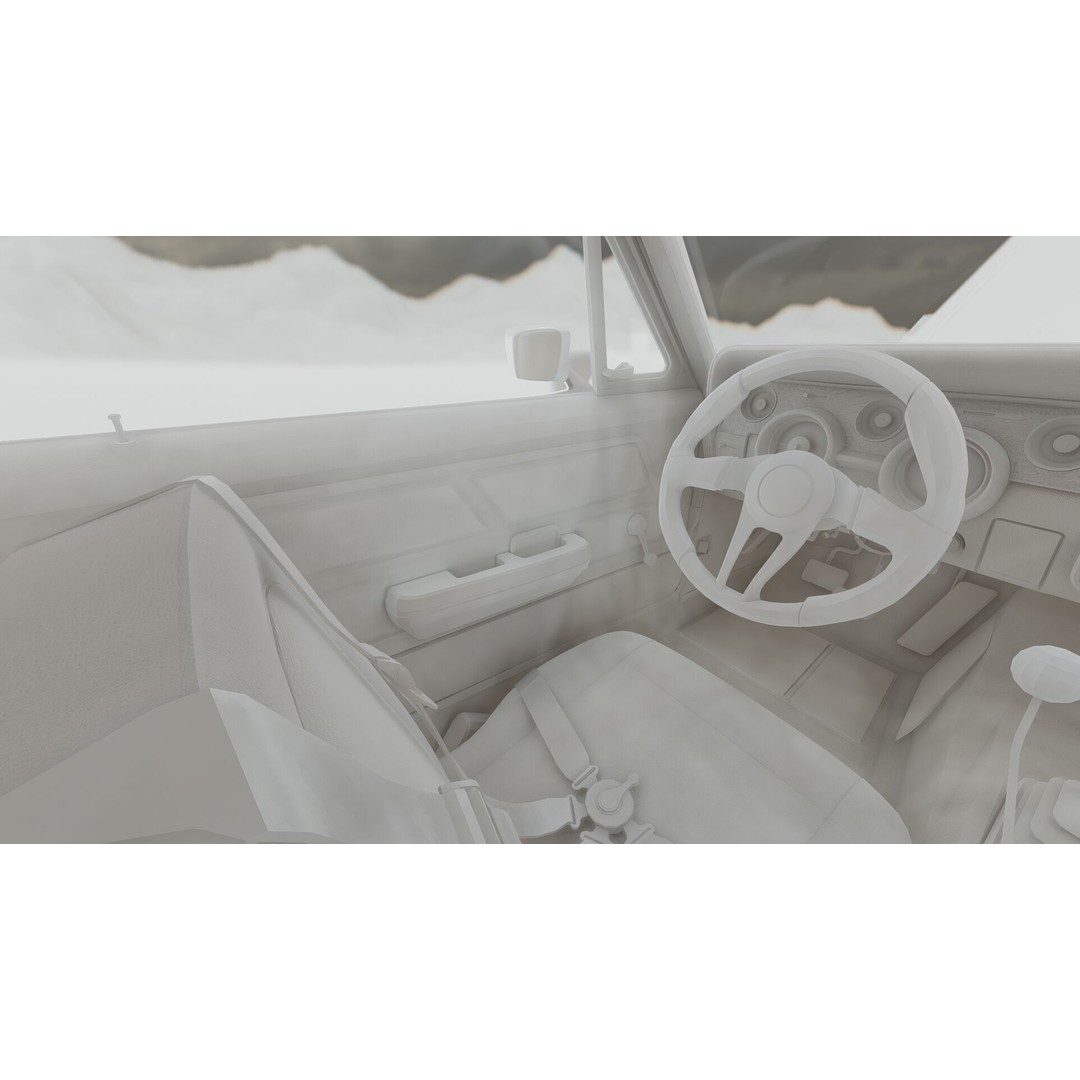 1960s Ford Mustang 3D Model – Detailed Antique Car Asset, Lumion Ready - View 38