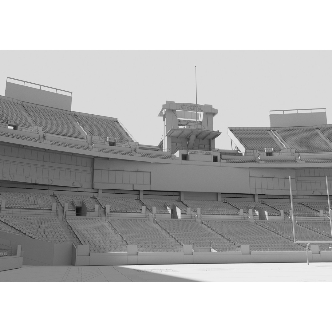 Lumen Field 3D Model – Realistic Stadium Asset with PBR Textures