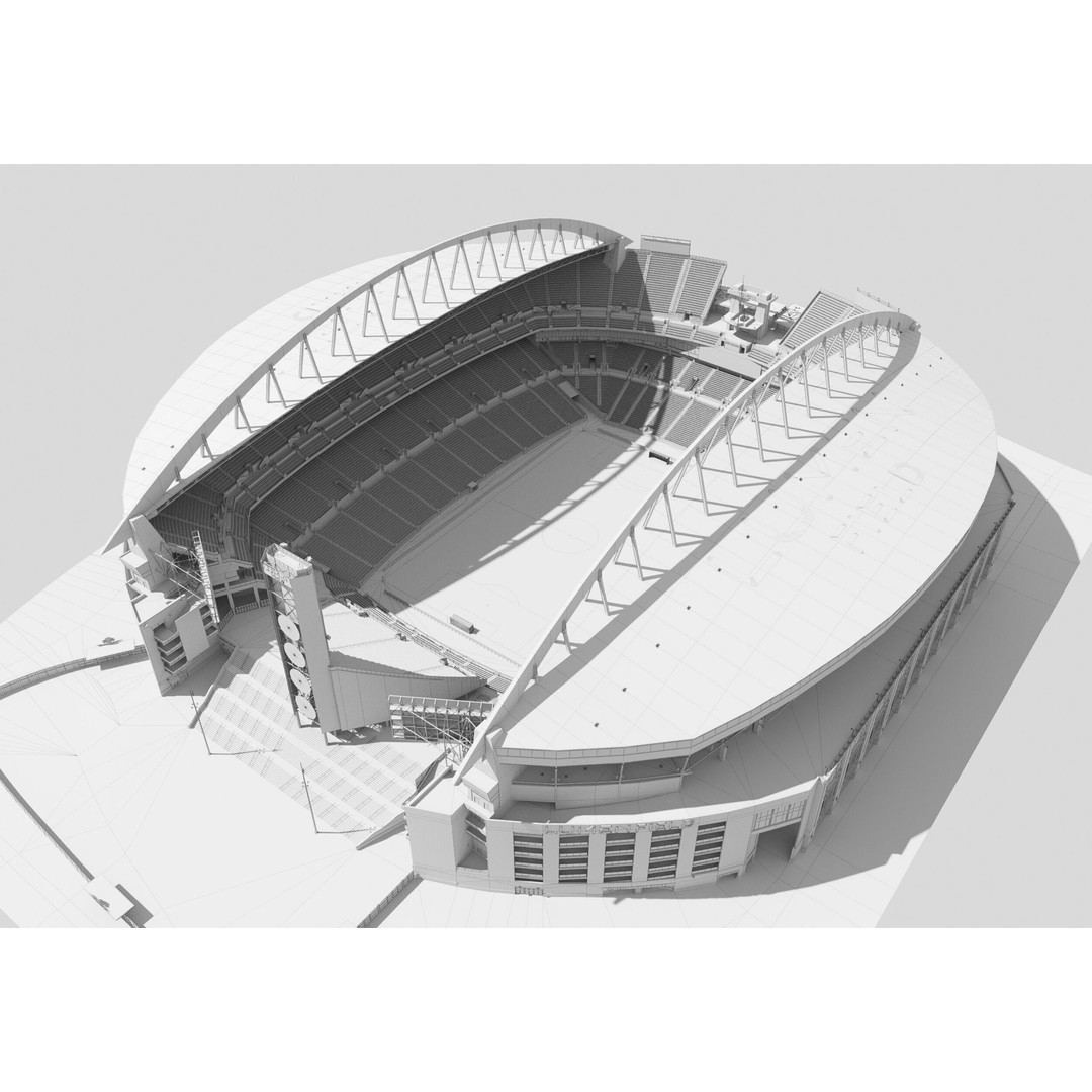 Lumen Field 3D Model – Realistic Stadium Asset with PBR Textures - View 16
