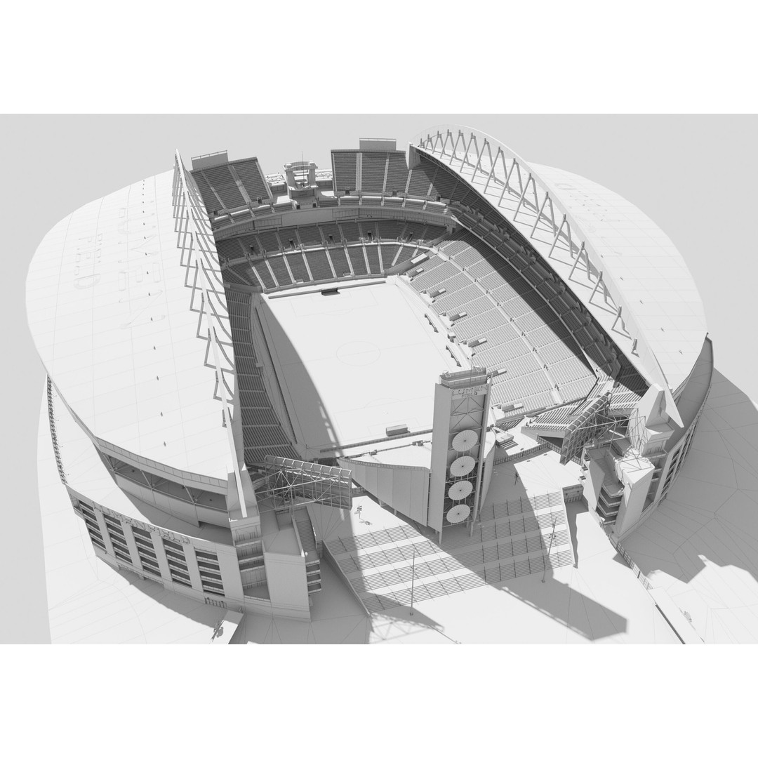 Lumen Field 3D Model – Realistic Stadium Asset with PBR Textures - View 19