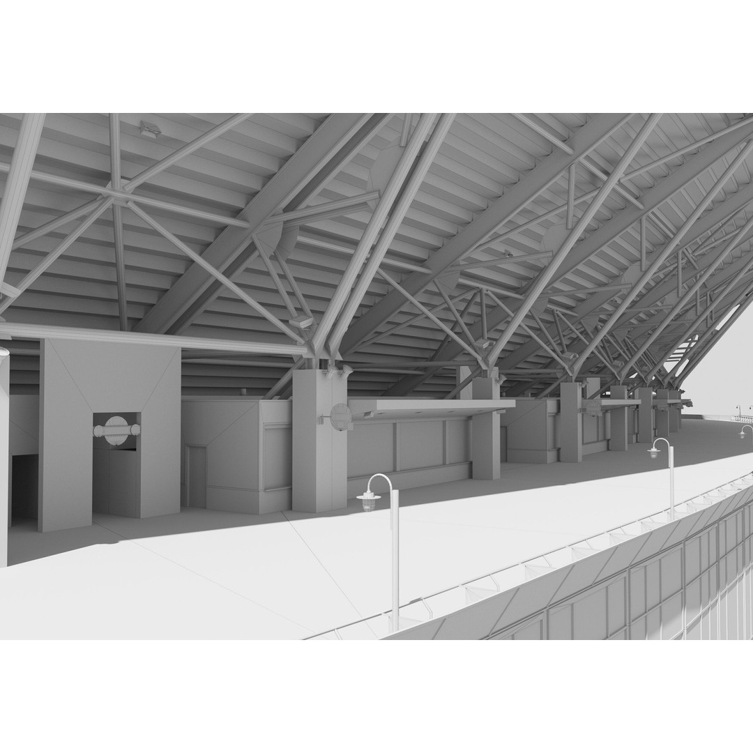 Lumen Field 3D Model – Realistic Stadium Asset with PBR Textures - View 21